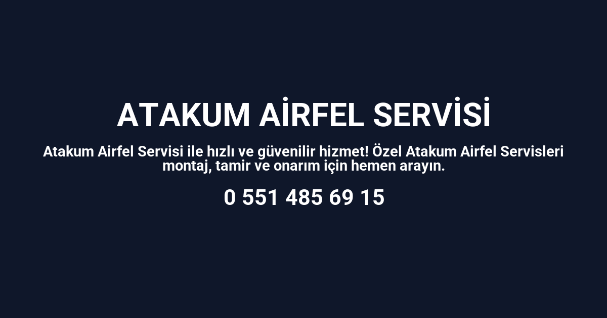 Atakum Airfel Servisi
